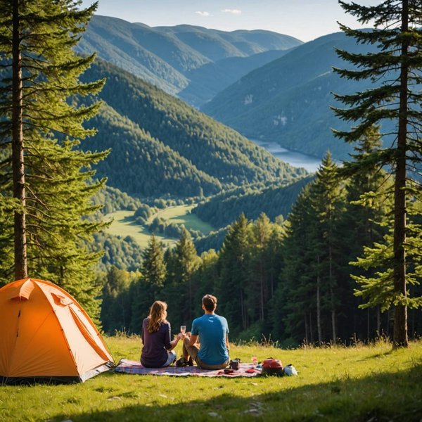 Week-end Romantique en Camping : Organisez Votre Évasion Amoureuse dans les Vosges avec Activités de Montagne